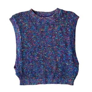 Vintage Multicolor Sweater Vest